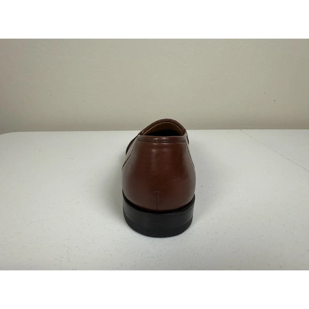 Magnanni‎ Mens Loafers Tassel Brown Leather Dress Shoes Size 12B Made in Spain